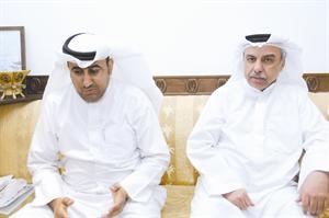 شاكر السعدون مع الزميل الدشيش
