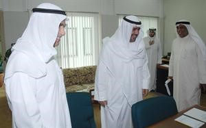 الشيخ احمد الفهد خلال اجتماع اللجنة الاسكانية بحضور رئيس اللجنة النائب احمد السعدون ويبدو النائب ناجي العبد الهادي 