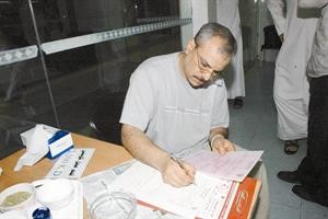 تحرير مخالفة بحق احد المخالفين
