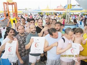 هدايا من معجزة الشفاء لرواد الاكوابارك﻿