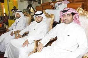 الشيخ نواف الحمد المبارك وفهيد العجمي في افتتاح خليجي واحد﻿