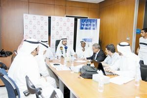علي الانبعي خلال المؤتمر الصحافي