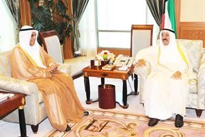 وسموه خلال استقباله احمد السعدون