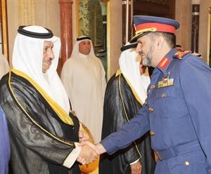 الشيخ جابر المبارك يتلقى التهاني
