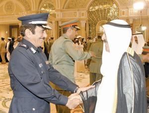 صاحب السمو الامير الشيخ صباح الاحمد وتهنئة من اللواء جاسم المنصوري
