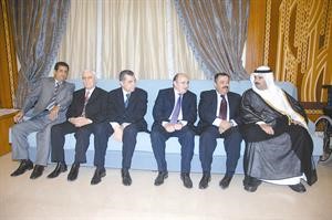 الشيخ فهد سالم العلي مرحبا بسفراء الاردن والمغرب ولبنان وسورية