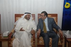 السفير البوسني ياسين رواشدة مهنئا دناصر الصانع
