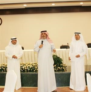 فواز السمار متحدثا خلال الغبقة﻿