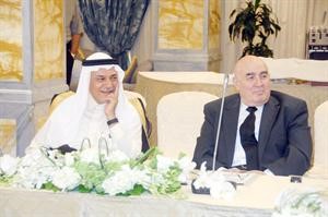 صاحب السمو الملكي الامير تركي الفيصل وابراهيم دبدوب
