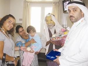 هدايا وقرقيعان مركز سلطان لاطفال الرازي﻿