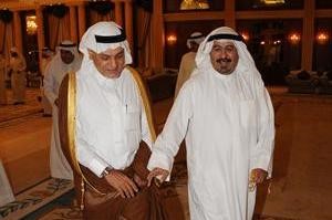 الشيخ دمحمد الصباح مستقبلا صاحب السمو الملكي الامير تركي الفيصل