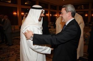 الشيخ دمحمد الصباح مرحبا بالسفير العراقي محمد حسين بحر العلوم