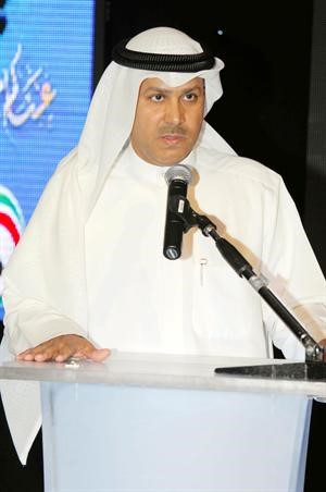 علي العبيد يلقي كلمته