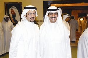 الشيخ ثامر جابر الاحمد والشيخ خالد احمد الخالد