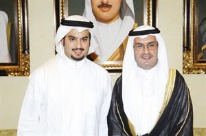 الشيخ علي جابر العلي مع الشيخ خالد احمد الخالد