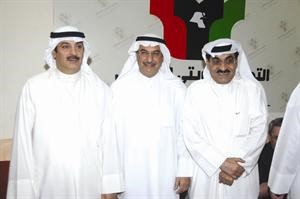 السفير درشيد الحمد مع الزميل سعود السبيعي﻿