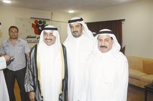 الرئيس جاسم الخرافي والمحامي دعيج خليفة الجري واحد الحضور﻿
