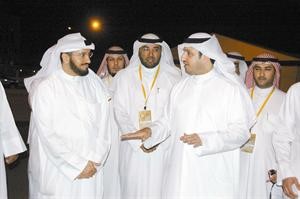 بدر الشريعان خلال الجولة برفقة وليد الشعيب ووليد الستلان		قاسم باشا﻿