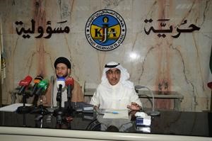السيد عمار الحكيم ونائب رئيس التحرير الزميل عدنان الراشد خلال اللقاءهاني الشمري