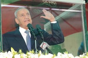 نبيه بري ملقيا كلمته في ذكرى تغييب الامام موسى الصدر