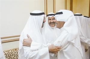 ﻿نائب رئيس التحرير الزميل عدنان الراشد في حديث باسم مع الشيخ دمحمد الصباح﻿