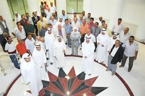 ديعقوب الرفاعي وعدد من قيادات الهيئة يتفقدون المبنى الجديد لكلية الدراسات التجارية﻿