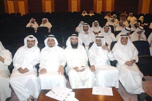 مجاسم البدر ودمحمد الطبطبائي في مقدمة الحضور سعود سالم