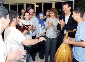 المعوّقون السوريون في قلب الأسد وأسماء