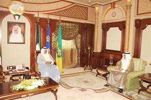 سمو نائب الامير مستقبلا مصطفى الشمالي﻿