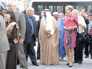 الشيخ دمحمد الصباح مشاركا في الحفل