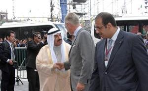 سمو رئيس الوزراء الشيخ ناصر المحمد خلال مشاركته في احتفالات المكسيك
