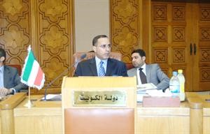 السفير جمال الغنيم خلال اجتماع المندوبين الدائمين	ناصر عبدالسيد﻿