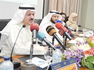 الشيتان والصقعبي خلال المؤتمر الصحافي﻿