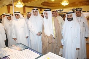 جولة للمزيدي وقيادات الشركات المشاركة عقب افتتاح المعرضسعود سالم