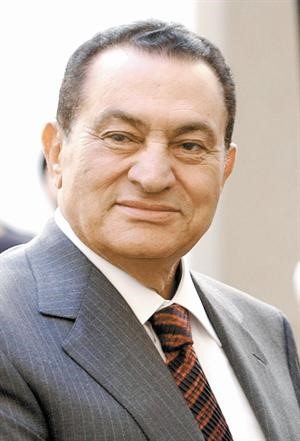 الرئيس المصري محمد حسني مبارك