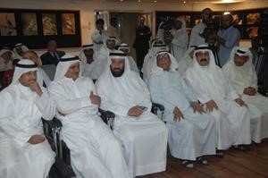 دصالح العجيري ودعلي العمير واياد الخرافي في مقدمة الحضور
