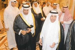 السفير السعودي مستقبلا رئيس الوزراء بالنيابة ووزير الدفاع الشيخ جابر المبارك