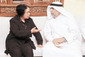 حديث بين السداني ومناجي العبدالهاديقاسم باشا