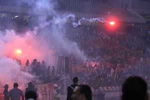 احداث شغب جمهور الترجي ما زالت تتفاعل﻿