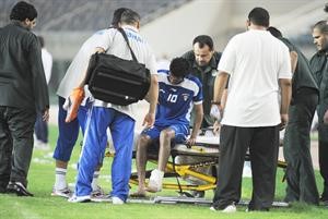 ناصر القحطاني عاد الى التدريب بعد شفائه من الاصابة﻿