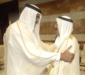 سمو الامير مرحبا بامير قطر الشيخ حمد بن خليفة