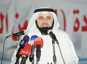 دوليد الطبطبائي خلال حديثه في ساحة الارادة