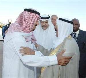 صاحب السمو الملكي الامير سلمان بن عبدالعزيز مرحبا بصاحب السمو الامير الشيخ صباح الاحمد﻿