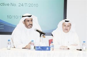 دناجي المطيري خلال اللقاء﻿