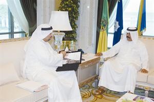 سمو ولي العهد مستقبلا باسم اللوغاني