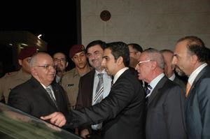الزميل فريد سلوم مودعا رئيس الوزراء السوري