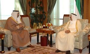 صاحب السمو الامير مستقبلا الشيخ جابر المبارك﻿