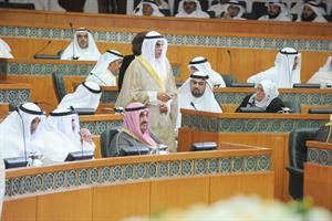 احمد السعدون اثناء الجلسة
