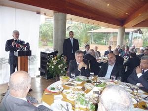جانب من حفل تكريم السفير السوري علي عبدالكريم الذي اقامه النائب السابق زاهر الخطيبمحمود الطويل