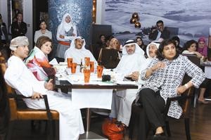 عدد من ممثلي الجهات المشاركة في البرنامج التعليمي﻿